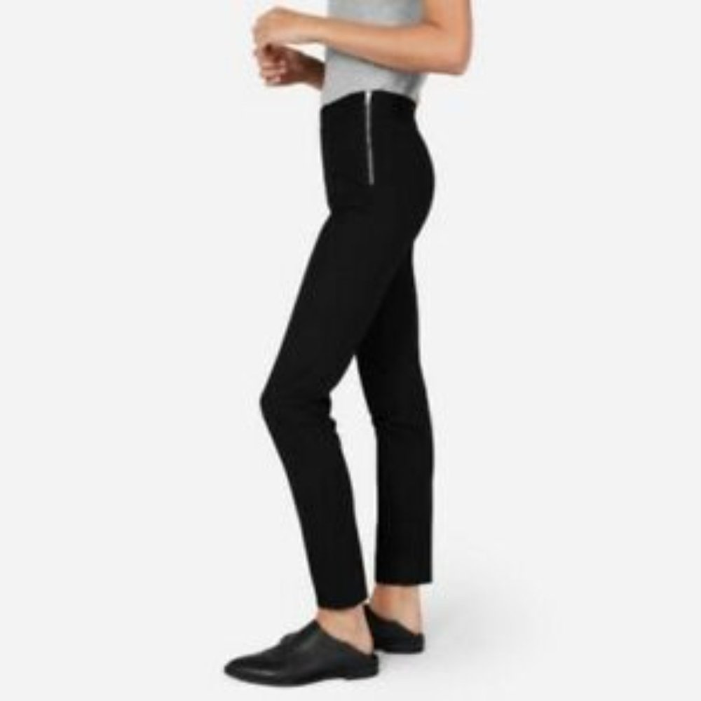 Everlane Stretch Ponte Black Ankle Pants